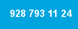928 793 11 24 928 793 11 24